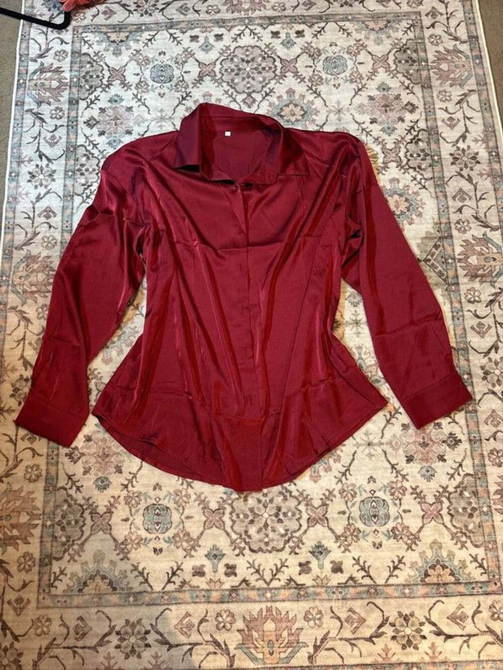 From Amazon Button up Blouse size L New